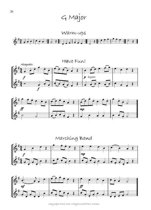 Wiggins, A; Cozens, P :: Keys to Success: Fun Duets