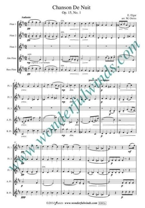 Elgar, E :: Chan De Nuit/Chanson De Matin