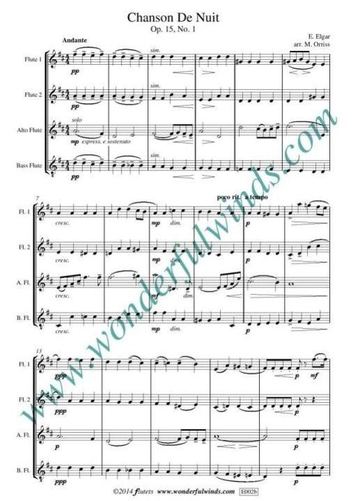 Elgar, E :: Chan De Nuit/Chanson De Matin