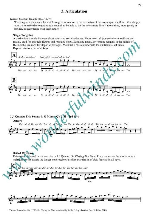 Walker, E :: Baroque Studies for Modern Flute