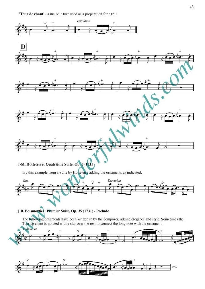 Walker, E :: Baroque Studies for Modern Flute