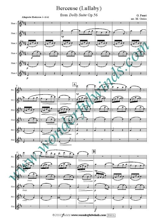 Faure, G :: Berceuse (Dolly Suite)