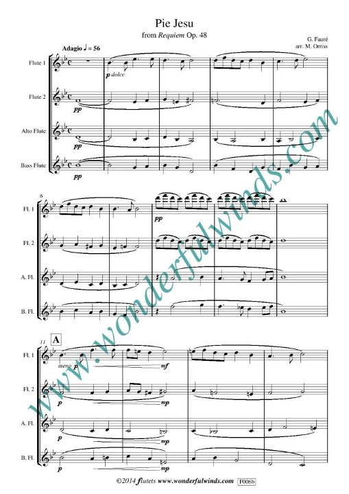 Faure, G :: Pie Jesu from Requiem Op. 48