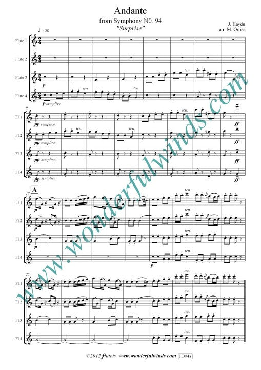 Haydn, FJ :: Andante (Surprise Symphony)