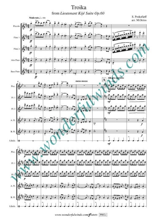 Prokofiev, S :: Troika from Lieutenant Kije Suite Op. 60