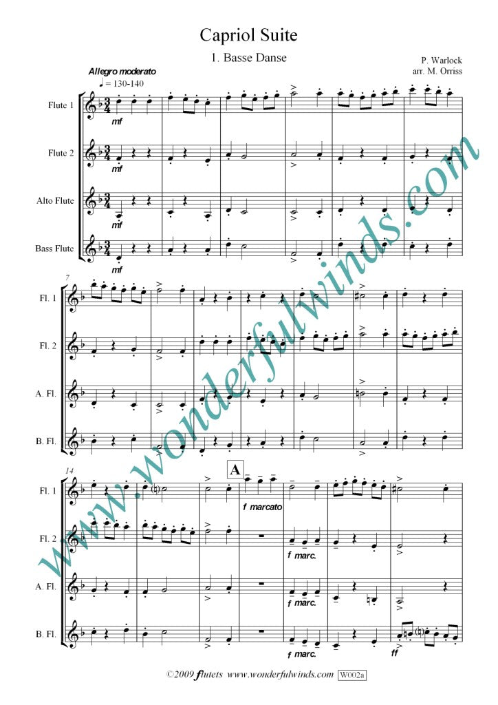Warlock, P :: Capriol Suite