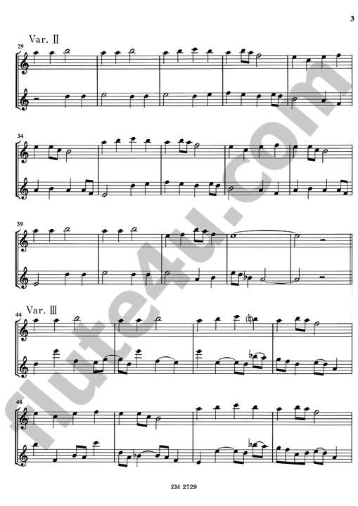 Michael, F :: Sakura op. 38  Nr. 6
