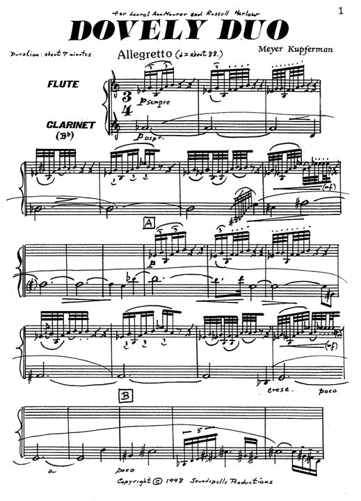 Kupferman, M :: Dovely Duo