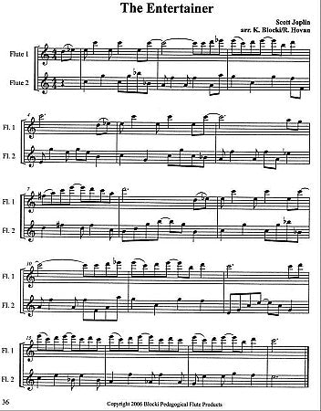 Various :: Blocki Flute Method: Supplemental Duets - Book 2