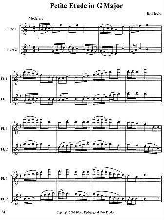 Various :: Blocki Flute Method: Supplemental Duets - Book 2