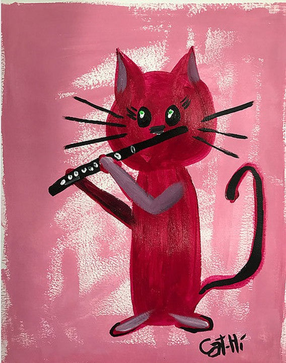 Painting - Piccolo Kitty