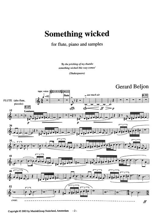 Beljon, G :: Something Wicked
