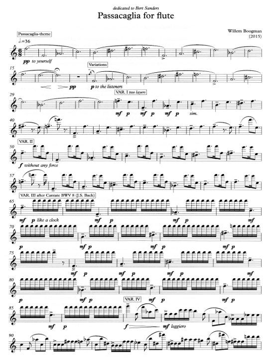 Boogman, W :: Passacaglia