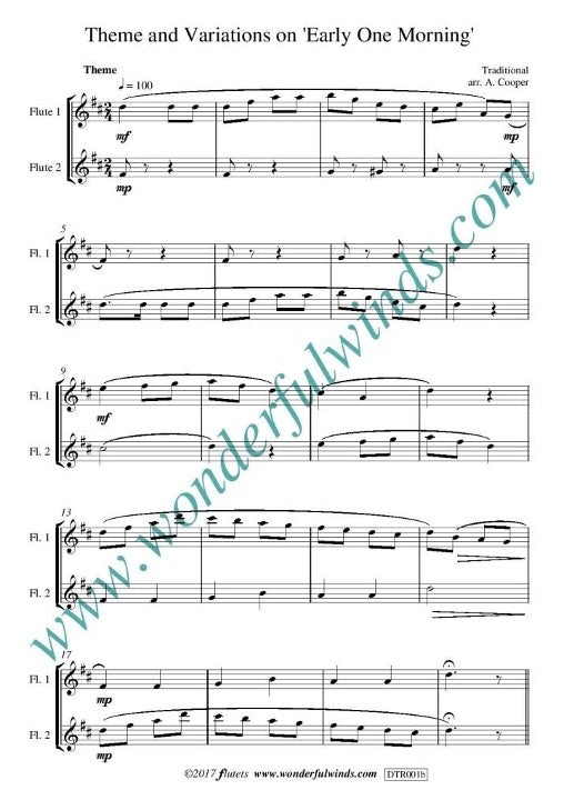 Traditional :: Theme/Variations 'Early One Morning'