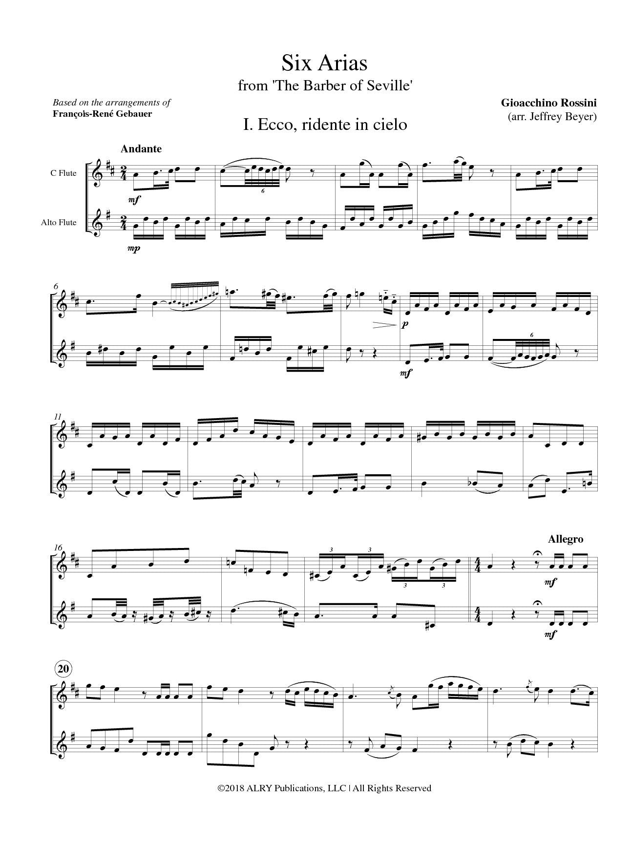 Rossini, G :: Six Arias from The Barber of Seville