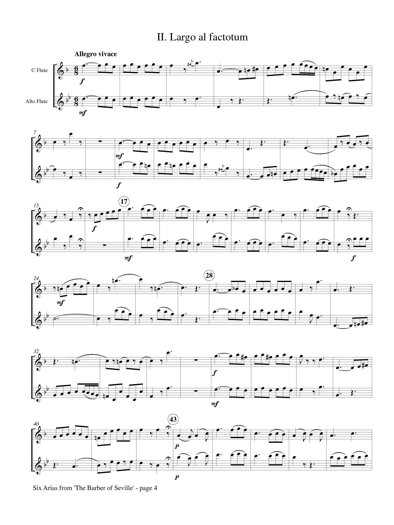 Rossini, G :: Six Arias from The Barber of Seville