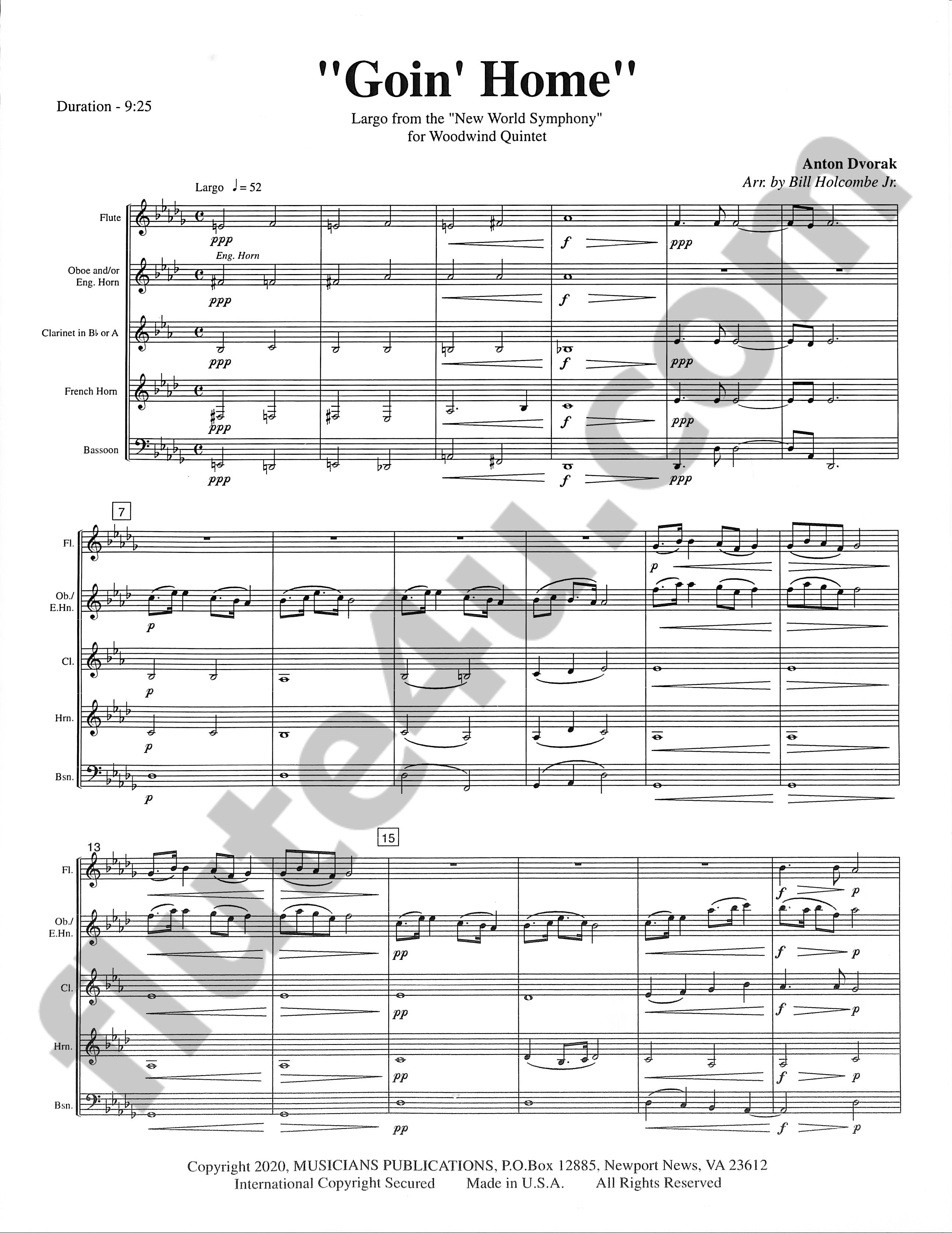 Dvorak, A :: Goin' Home