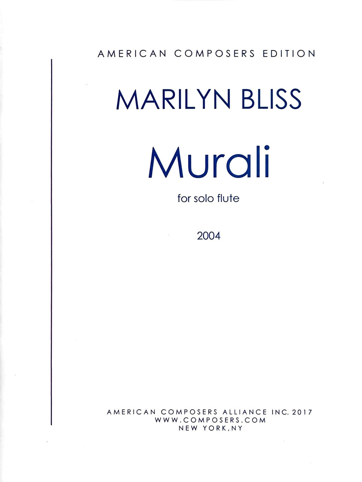 Bliss, M :: Murali