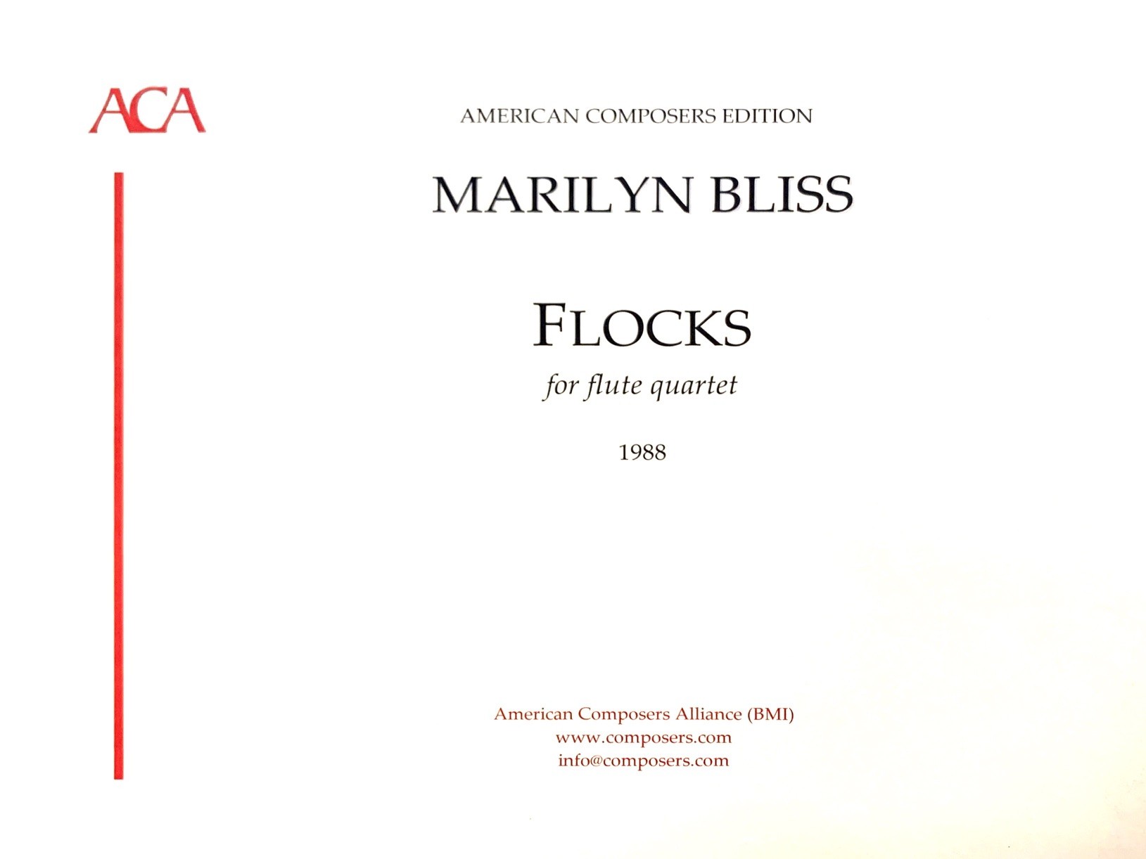 Bliss, M :: Flocks