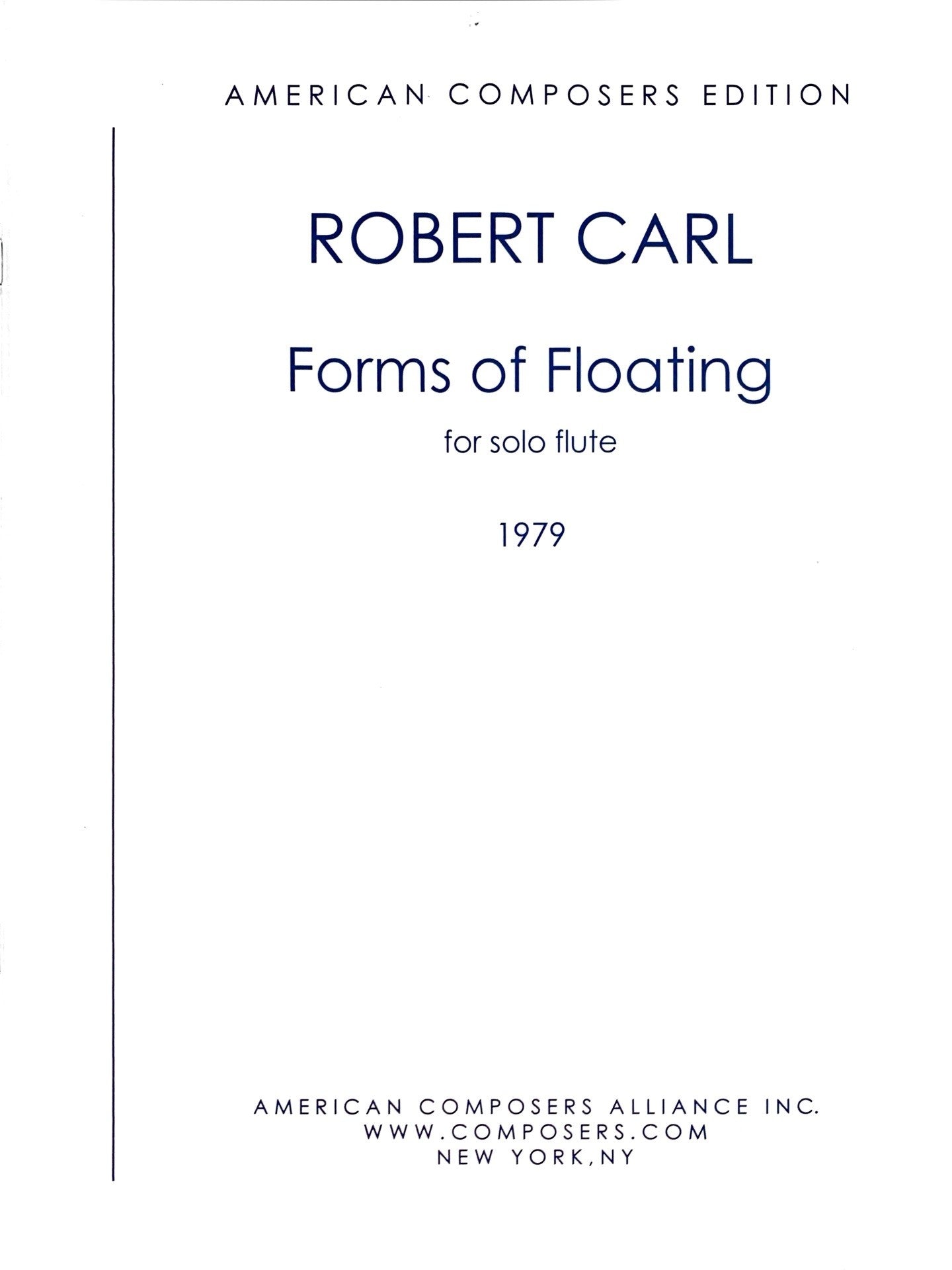 Carl, R :: Forms of Floating