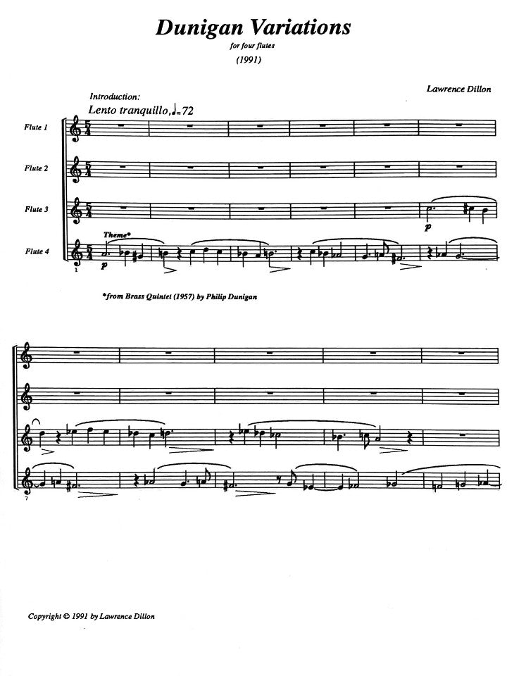 Dillon, L :: Dunigan Variations