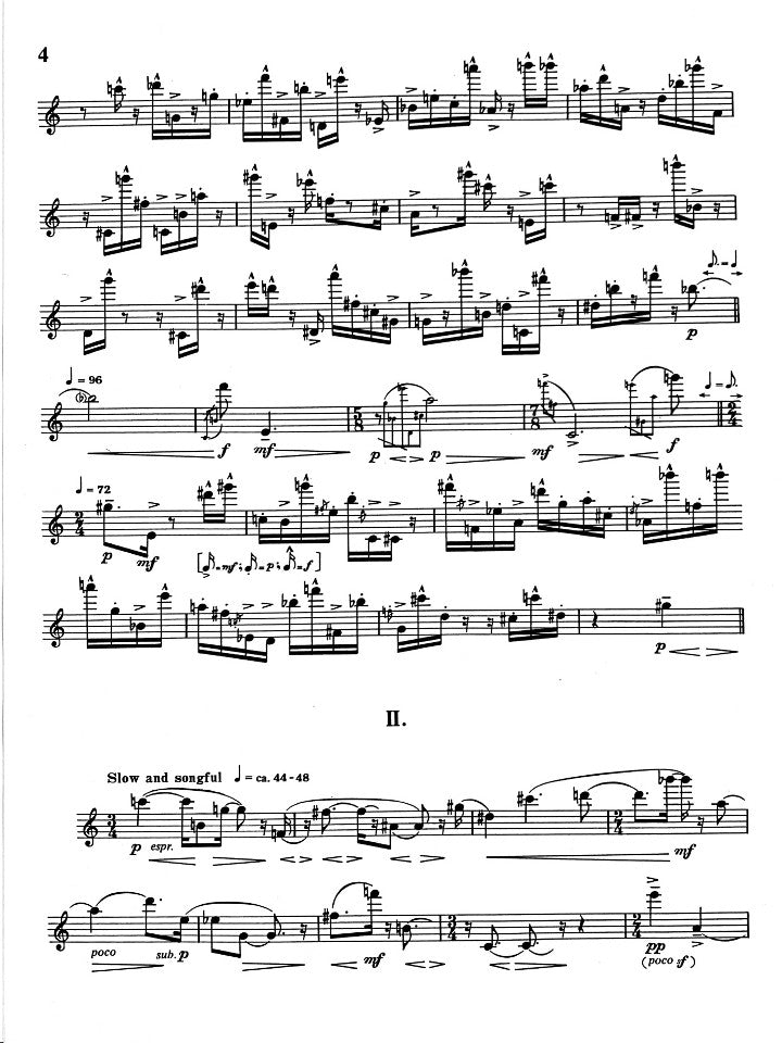 Fennelly, B :: For Solo Flute
