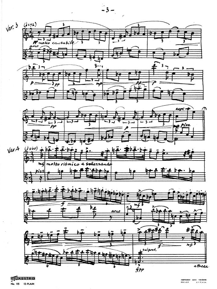 Franco, J :: Six Variations on 'The flute that lured the listening bird'
