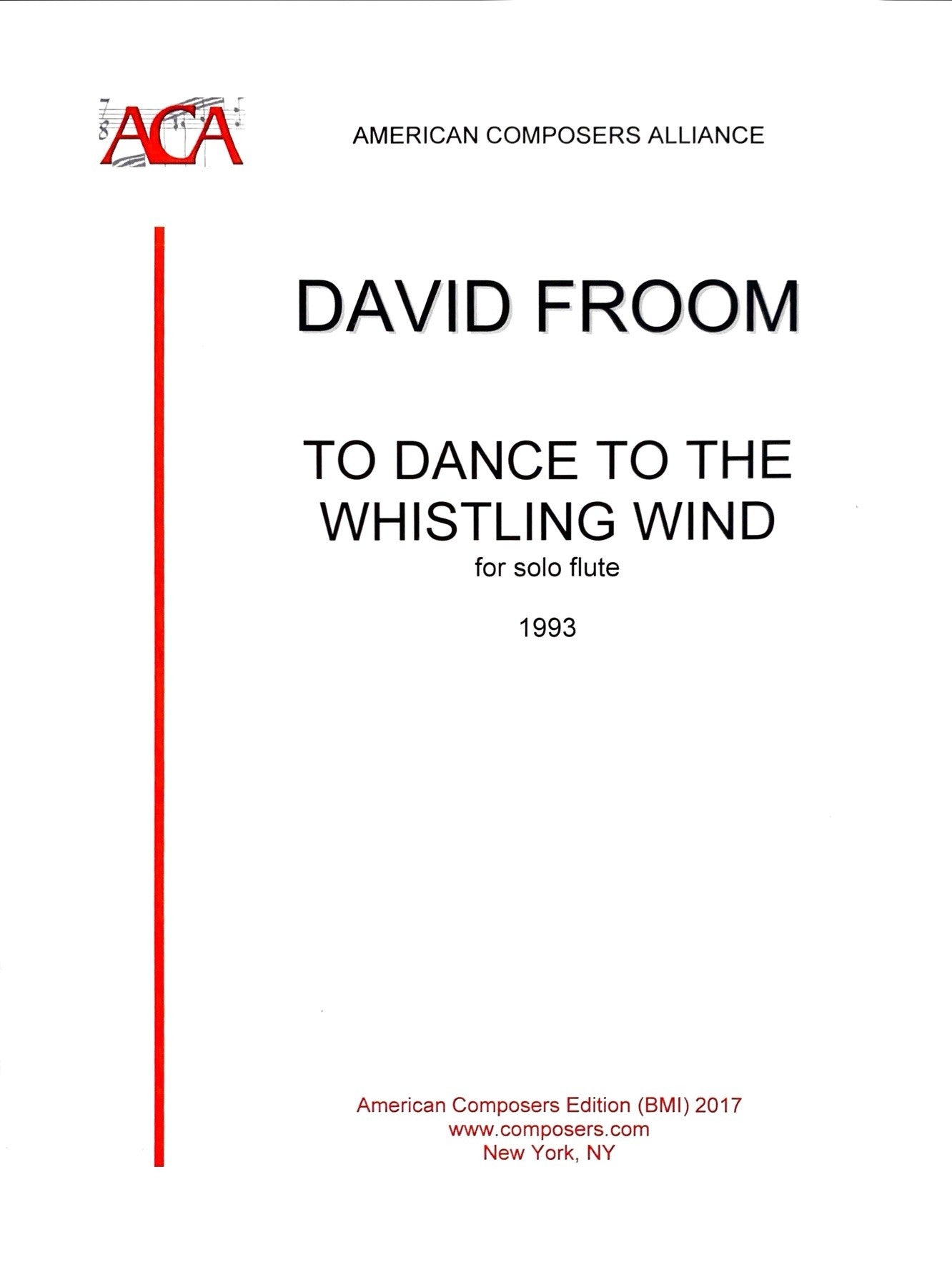 Froom, D :: To Dance to the Whistling Wind