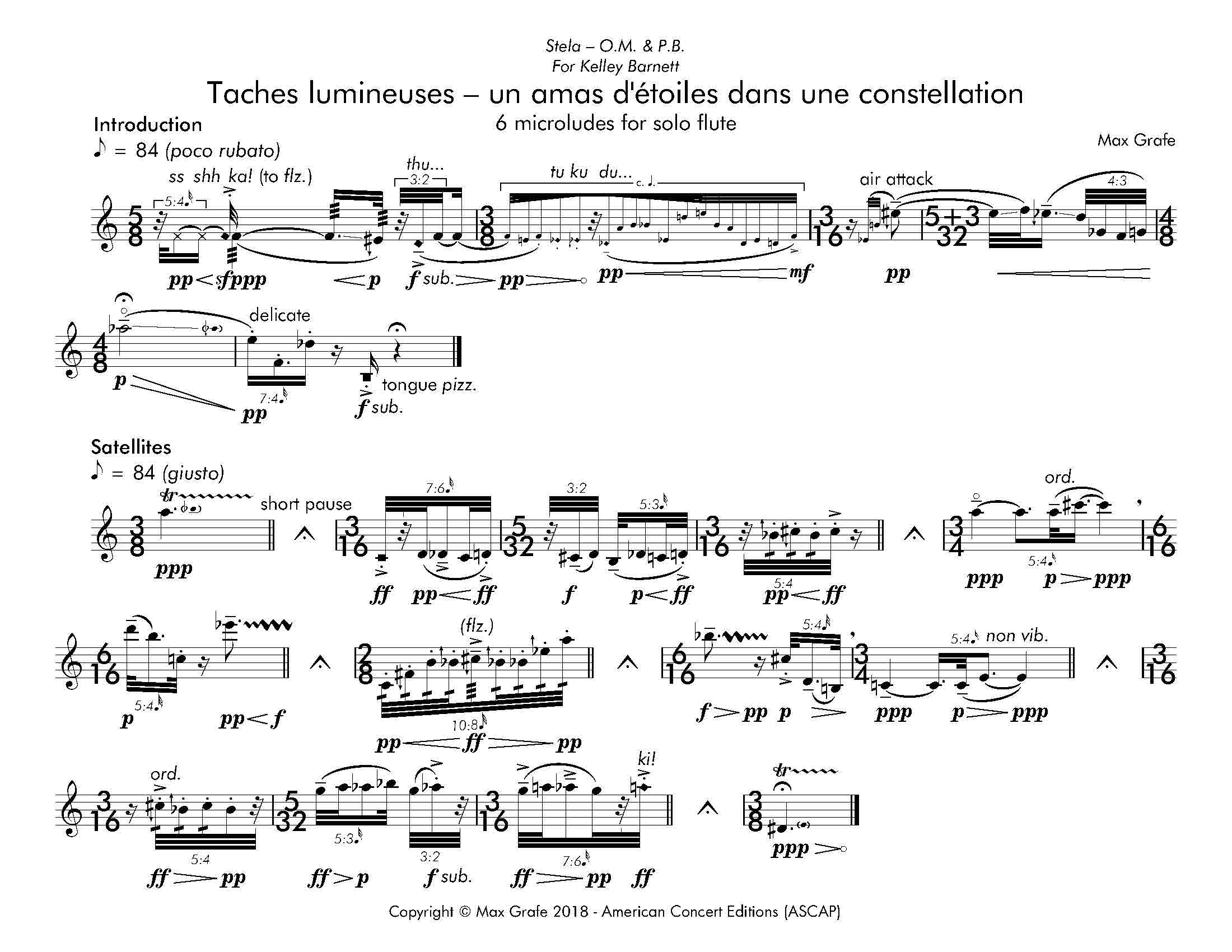 Grafe, M :: Taches lumineuses