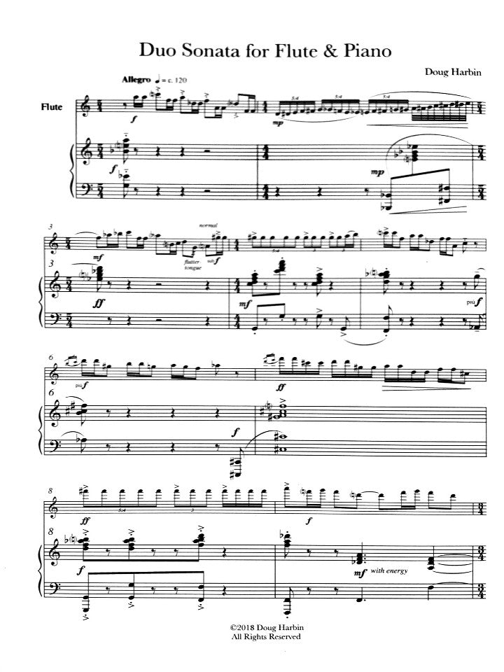 Harbin, D :: Duo Sonata