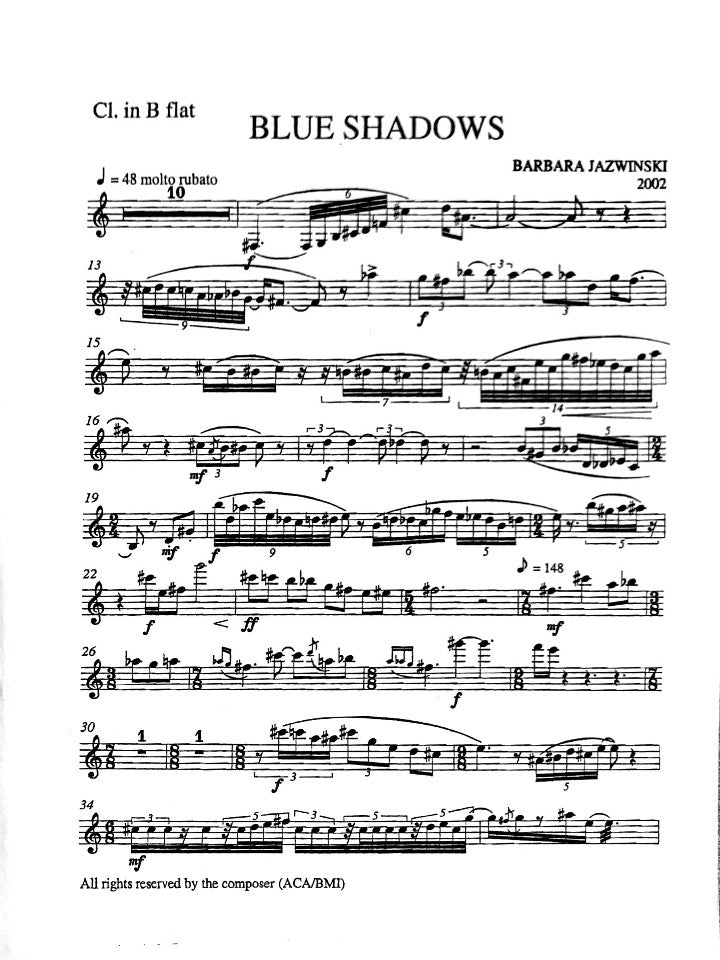 Jazwinski, B :: Blue Shadows