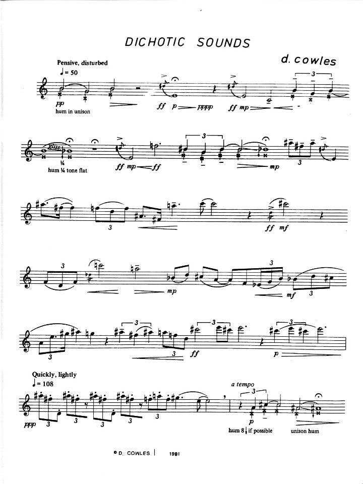 Mitchell, D :: Dichotic Sounds