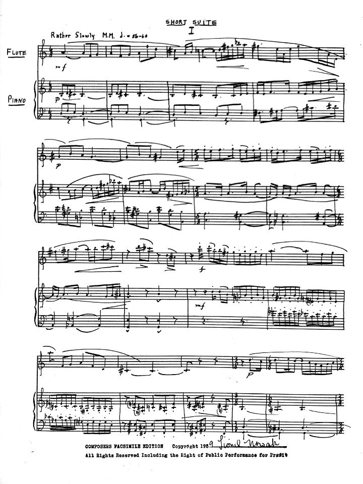 Nowak, L :: Short Suite