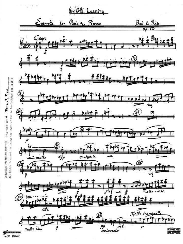 Pisk, P :: Sonata