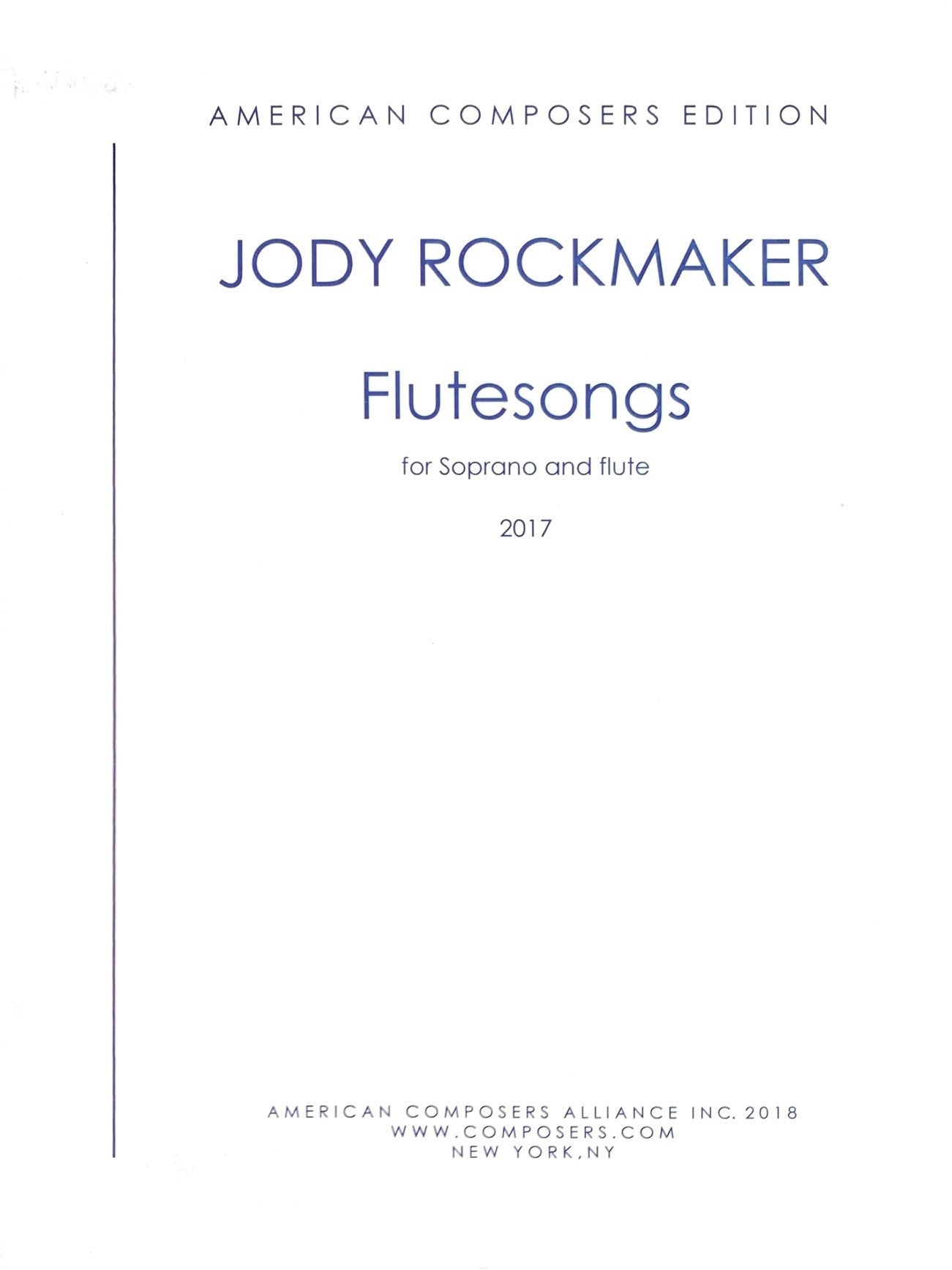 Rockmaker, J :: Flutesongs