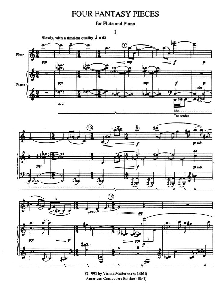 van de Vate, N :: Four Fantasy Pieces