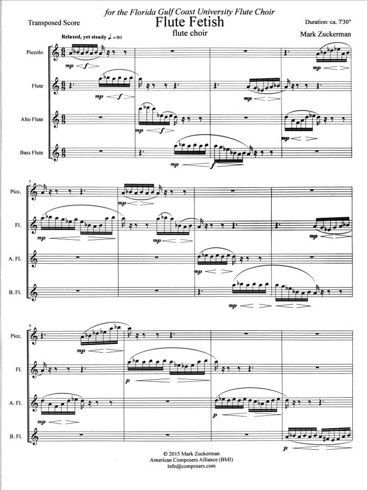 Zuckerman, M :: Flute Fetish