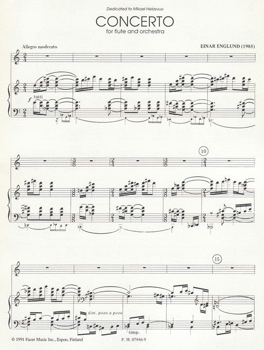 Englund, E :: Concerto