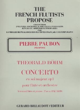 Boehm, T :: Concerto en sol majeur, op. 1 [Concerto in G major, op. 1]