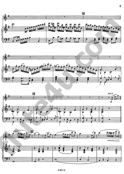 Boehm, T :: Concerto en sol majeur, op. 1 [Concerto in G major, op. 1]