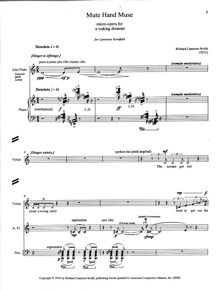 Cameron-Wolfe, R :: Mute Hand Muse