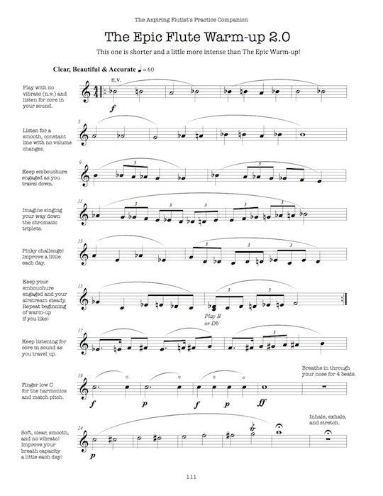 Sanchez, T :: The Aspiring Flutist's Practice Companion