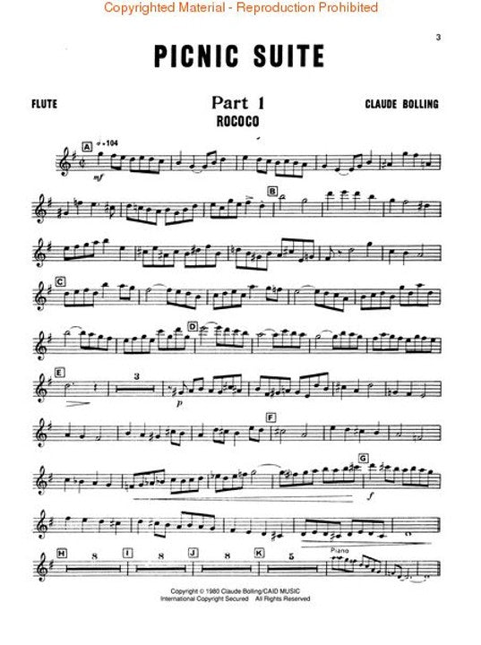 Bolling, C :: Picnic Suite
