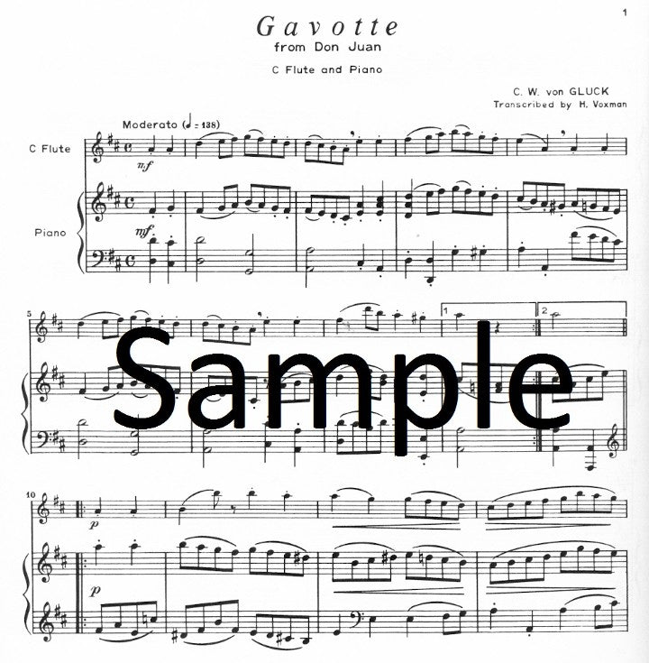 Gluck, CW :: Gavotte from Don Juan