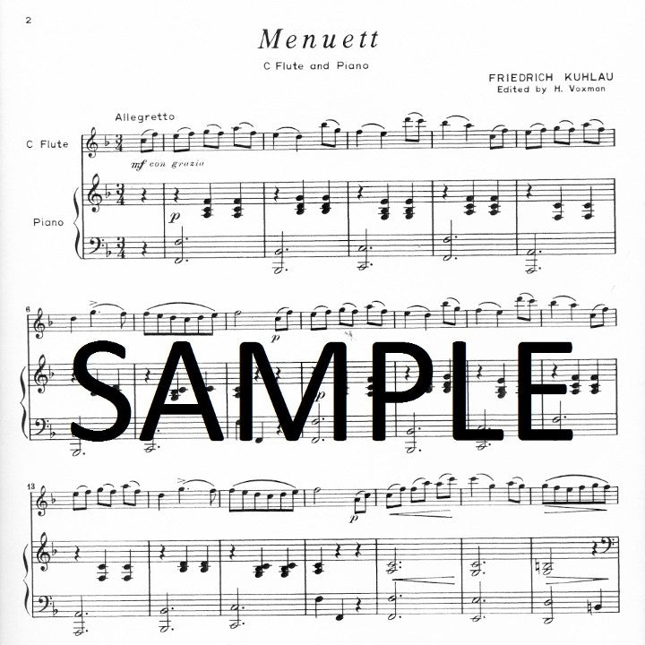 Kuhlau, F :: Menuett