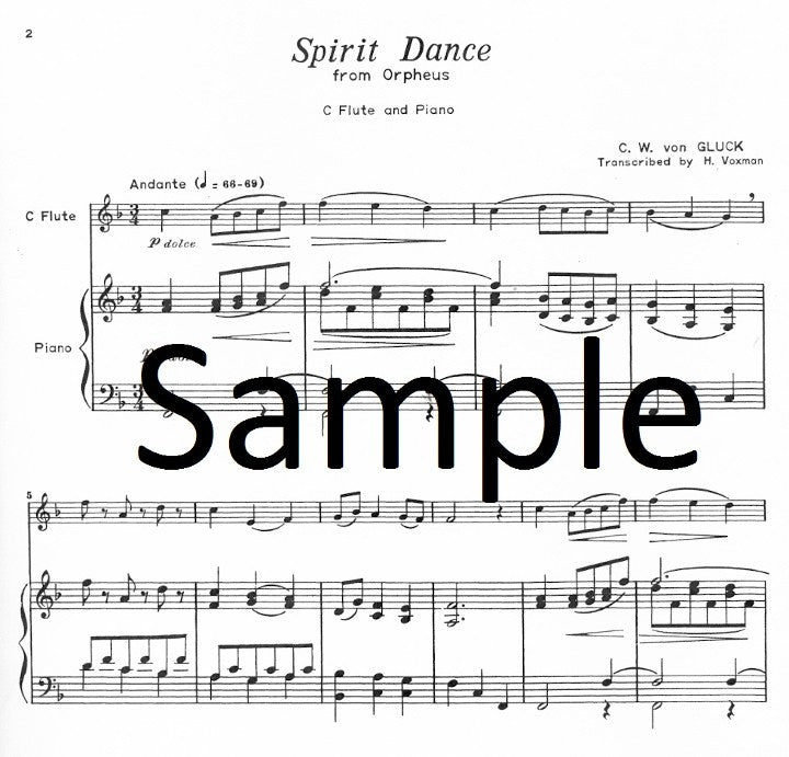 Gluck, CW :: Spirit Dance (from Orpheus)