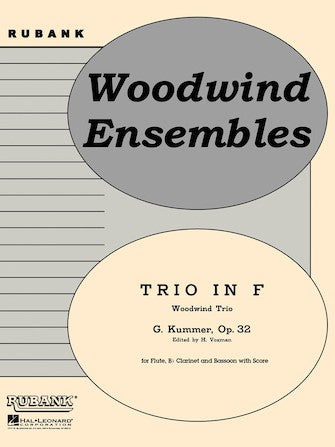Kummer, G :: Trio in F, Op. 32
