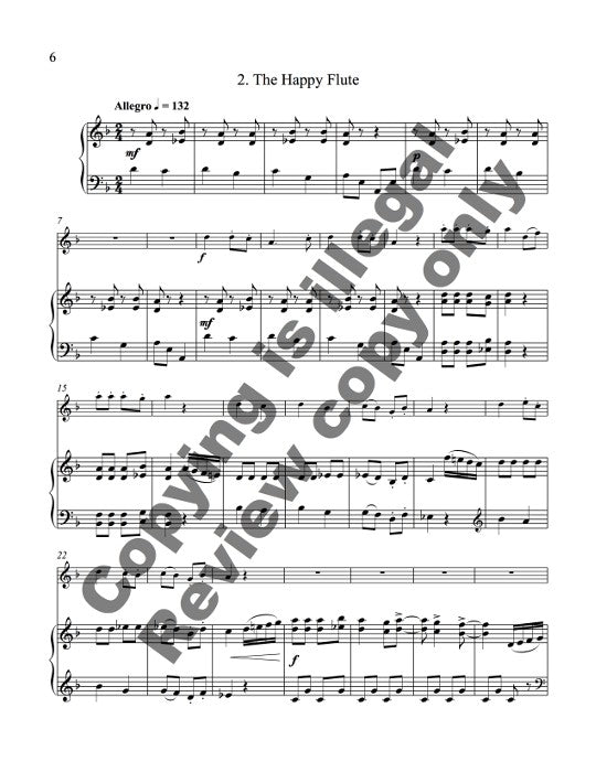 Aquilanti, G :: Short Pieces for Flute and Piano Book 1: Easy