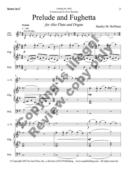 Hoffman, SM :: Prelude and Fughetta