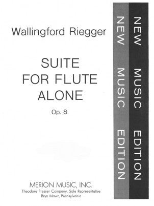 Riegger, W :: Suite for Flute Alone op. 8